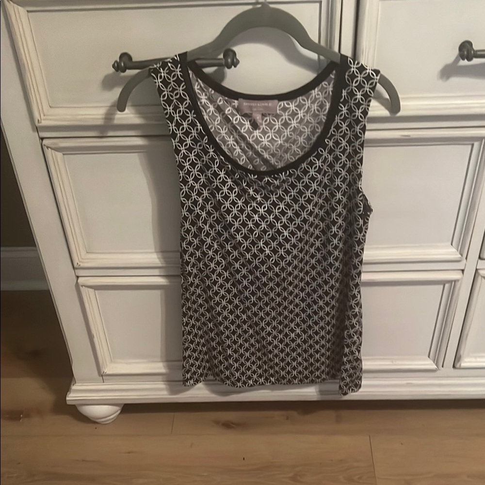 Banana Republic Black and White Tank Top